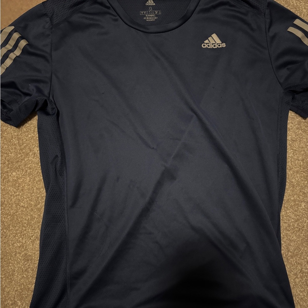 Adidas Men's Dark Blue Performance Tee